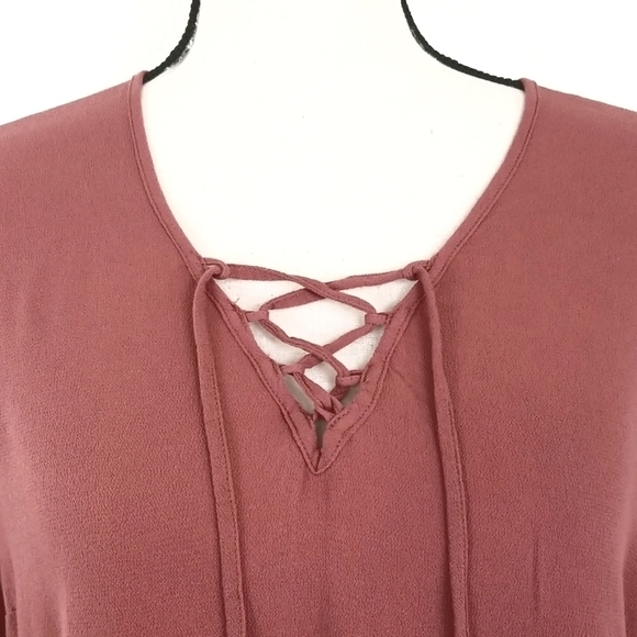 MOSSIMO Melon Boho/Peasant-Style Top, size M - Picture 2 of 6